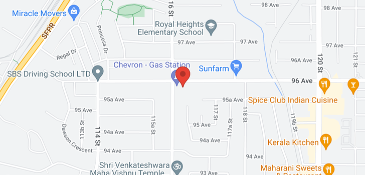 map of 11754 96 AVENUE